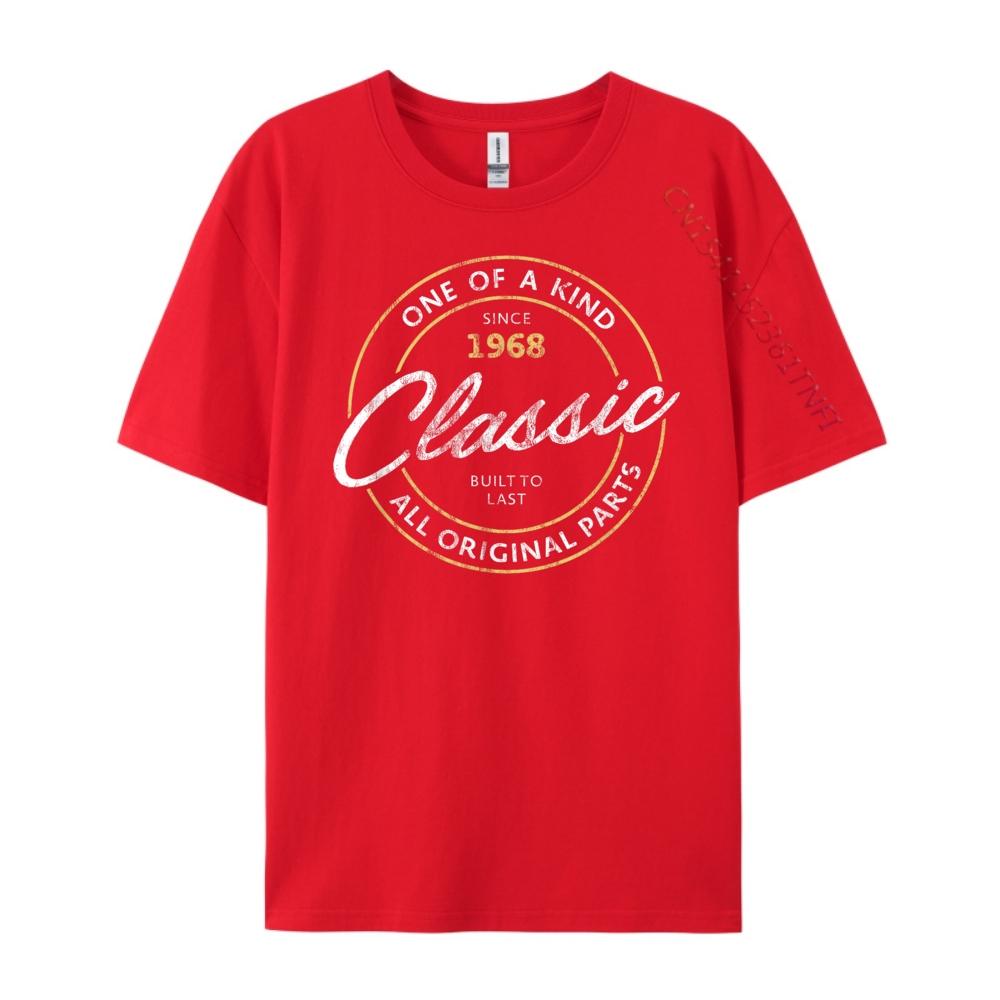 

Classic Since 1968 56th Birthday Legends Cotton Graphic Tees Anime Luxury Clothing Breathable Printed TShirt S