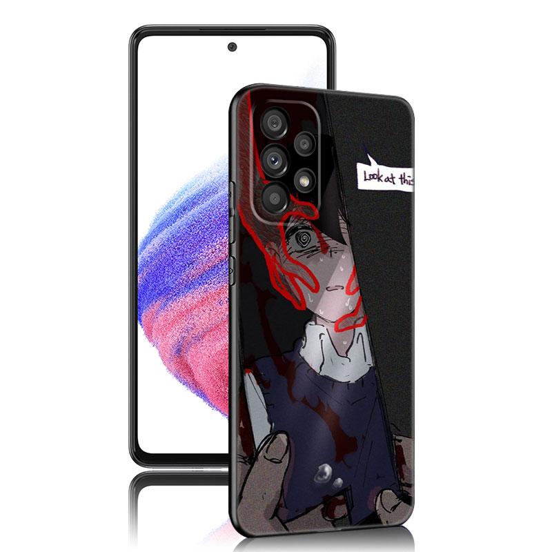 Omori Game Fanart Phone Case For Samsung A04 A21 A30 A50 A52 S A13 A14 A22 A23 A32 A53 A73 5G A11 A12 A31 A33 A51 A70 A71 A72