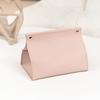 Tissue Box, Easy Open Waterproof PVC Leather Design, Simple Style Durable Anti-Crack Tissue Dispenser for Home Car Use