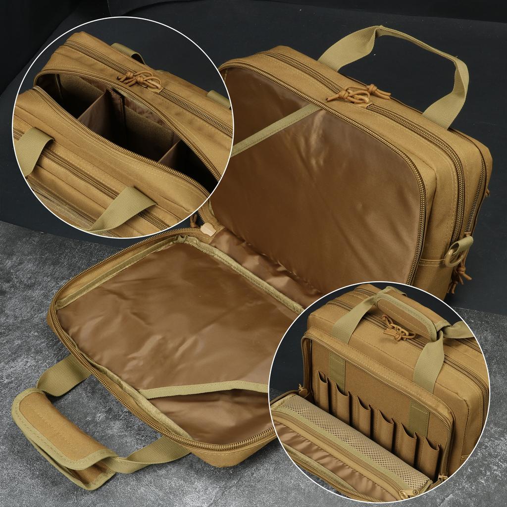 Multi-functional CS equipment outdoor storage gun bag with large capacity and waterproof
