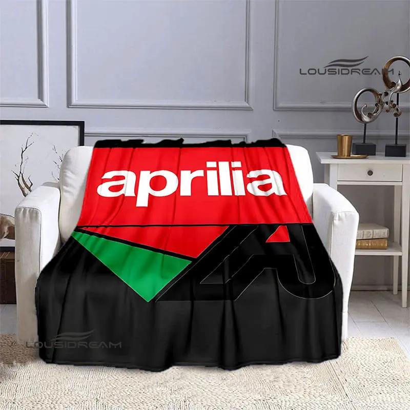 Aprilia Motorcycle Logo Printed Blanket Children's Warm Blanket Soft and Comfortable Blanket Home Travel Blanket Birthday Gift