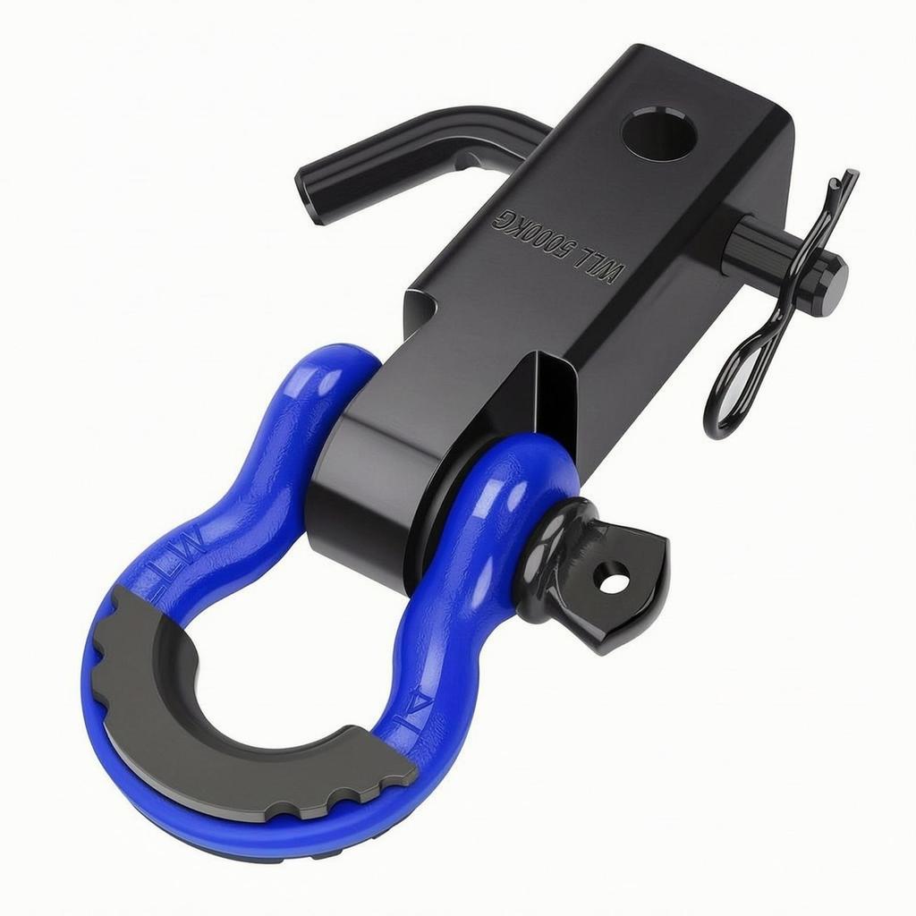 Tow Hitch Receiver with Secure Hardware Compact for Jobsite, SUV Drivers