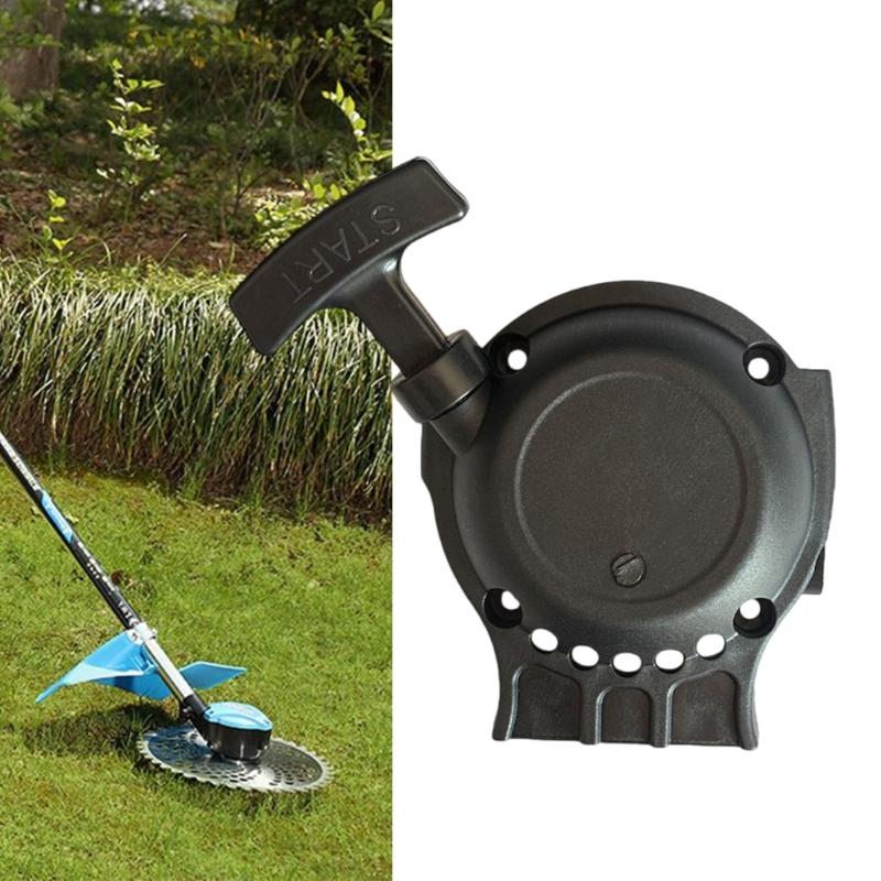 High Impacts ABS Nylon Recoil Starter Compatible for SRM266 String Trimmer Ergonomic Grip Quick Ignitions Systems