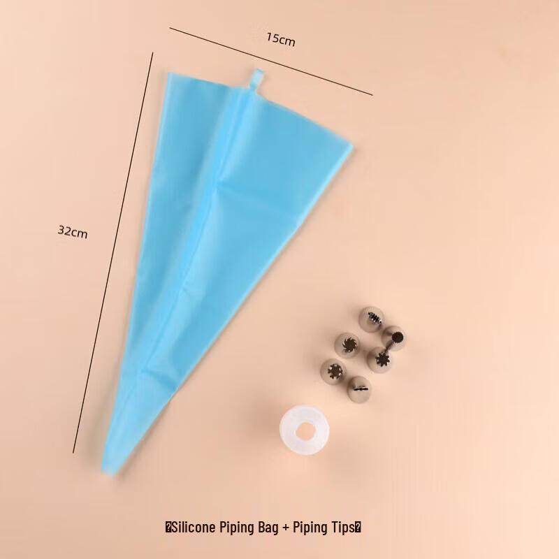 Baking Piping Bags with Nozzles