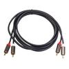 RCA Cable 2 RCA To 2 RCA Cable Male To Male Audio Cord for Home Theater DVD TV Amplifier CD Soundbox Speaker Tinned Copper Core