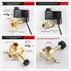 Oil-Free Silent Air Compressor Accessory Kit: Check Valve, Core, Double-Head Solenoid, Coil Hose, Elbow