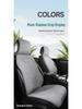 Universal Linen Car Seat Cushion - Breathable, All-Season, Half-Wrapped Cover
