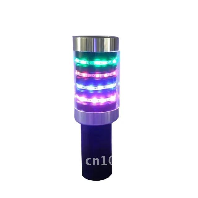 Aluminum Alloy Flash Stick Rechargeable LED Flash Stick Bar Wine Atmosphere Props KTV Luminous Wine Glow Stick