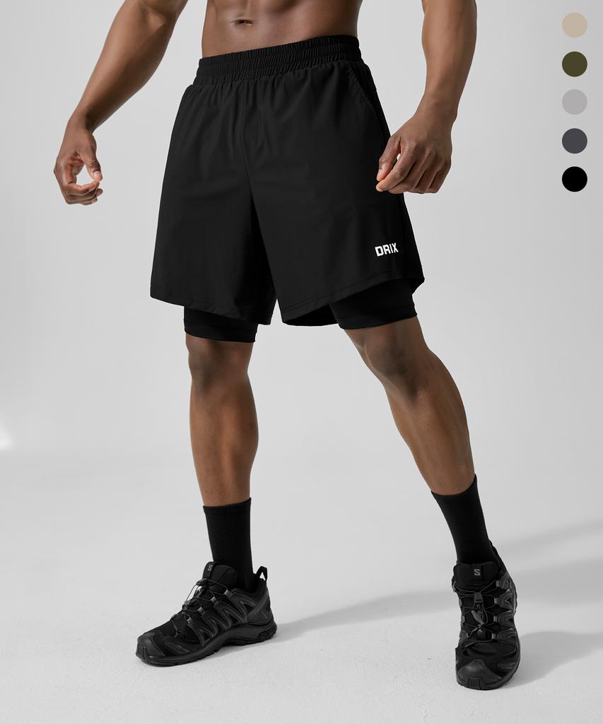 DRIX 2In1 Active Leggings Multi Shorts_5 Colors
