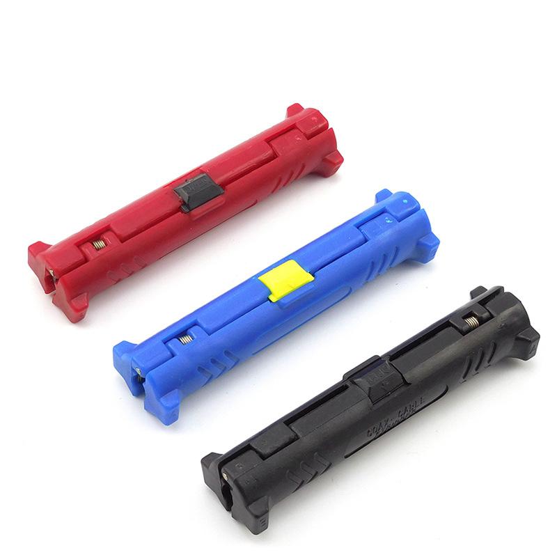 Multi-funktion Elektrische Draht Stripper Stift Draht Kabel Stift Cutter Rotary Koaxial Cutter Stripping Maschine Zangen Werkzeug