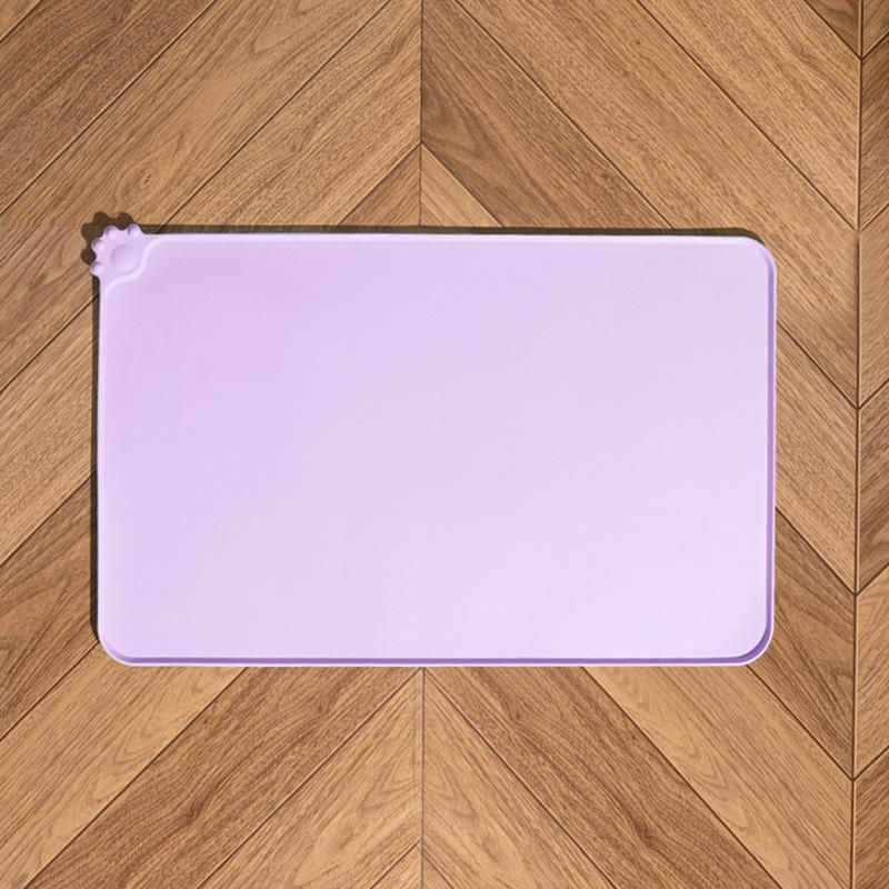 Pet Placemat Pet Silicone Mat Cat and Dog Feeding Mat Easy To Clean Waterproof, Non-slip and Leak-proof Cat and Dog Paw Mat Dog Mat