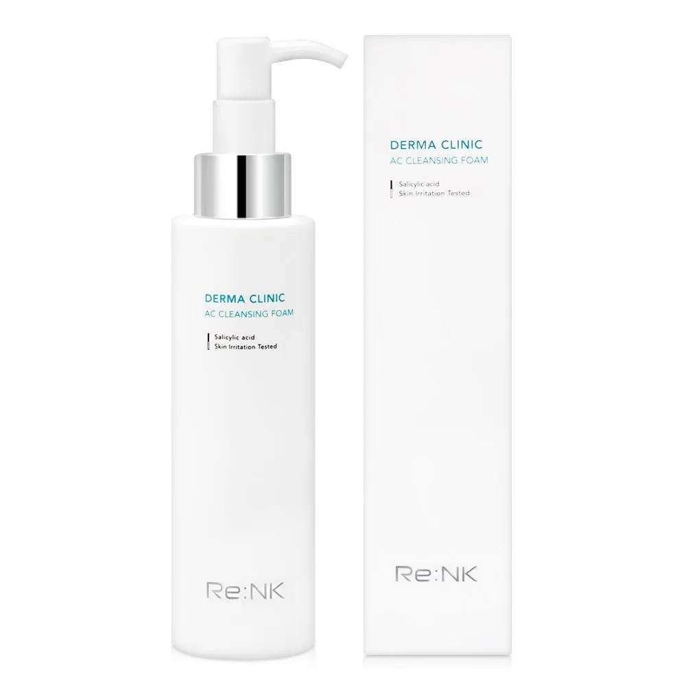 Re:NK Derma Clinic AC Cleansing Foam 150ml Hypoallergenic, Sensitive Bubble, Mildly Acidic Foam Cleanser