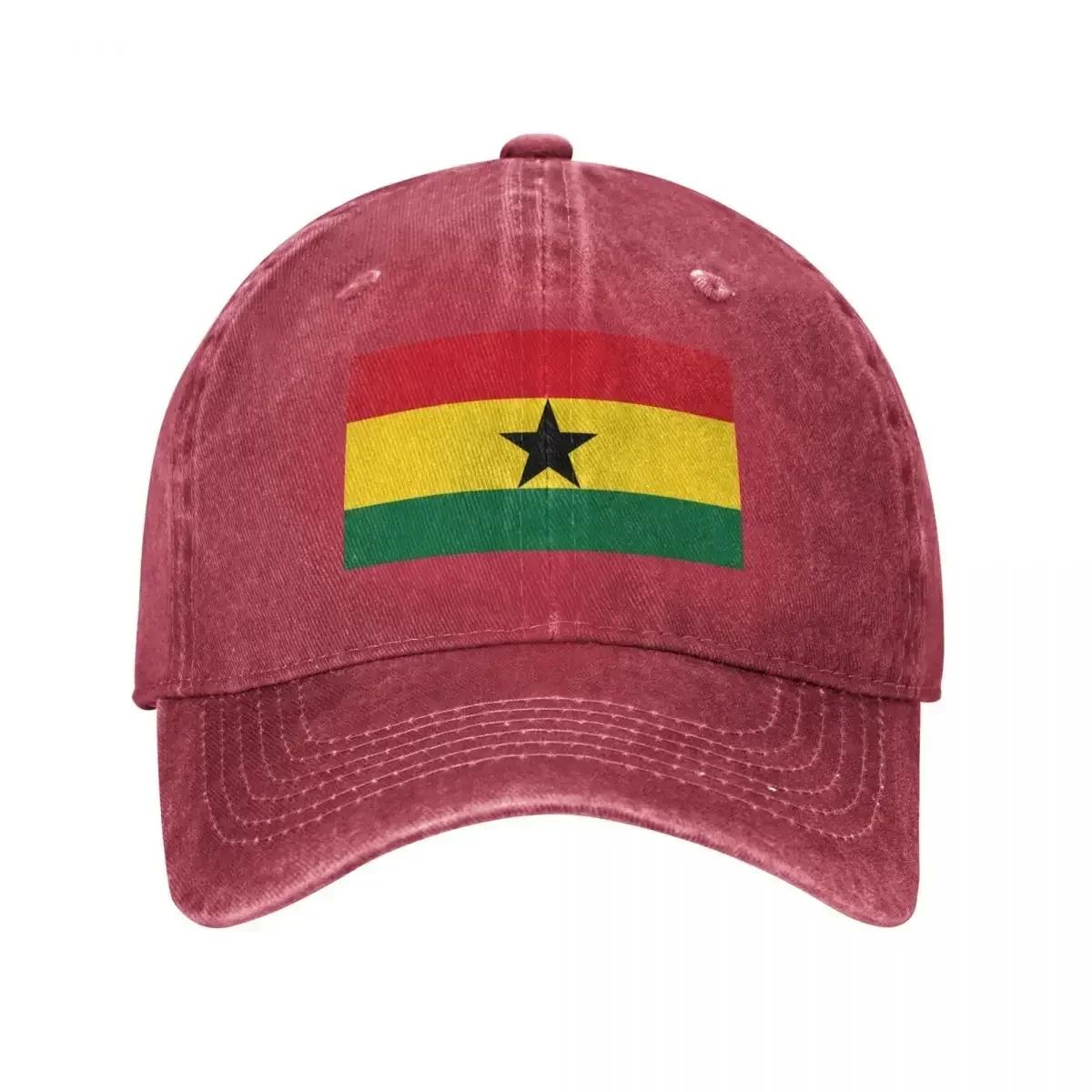 

Flag of Ghana Baseball Cap derby hat Cosplay Vintage Caps Women Unisexs