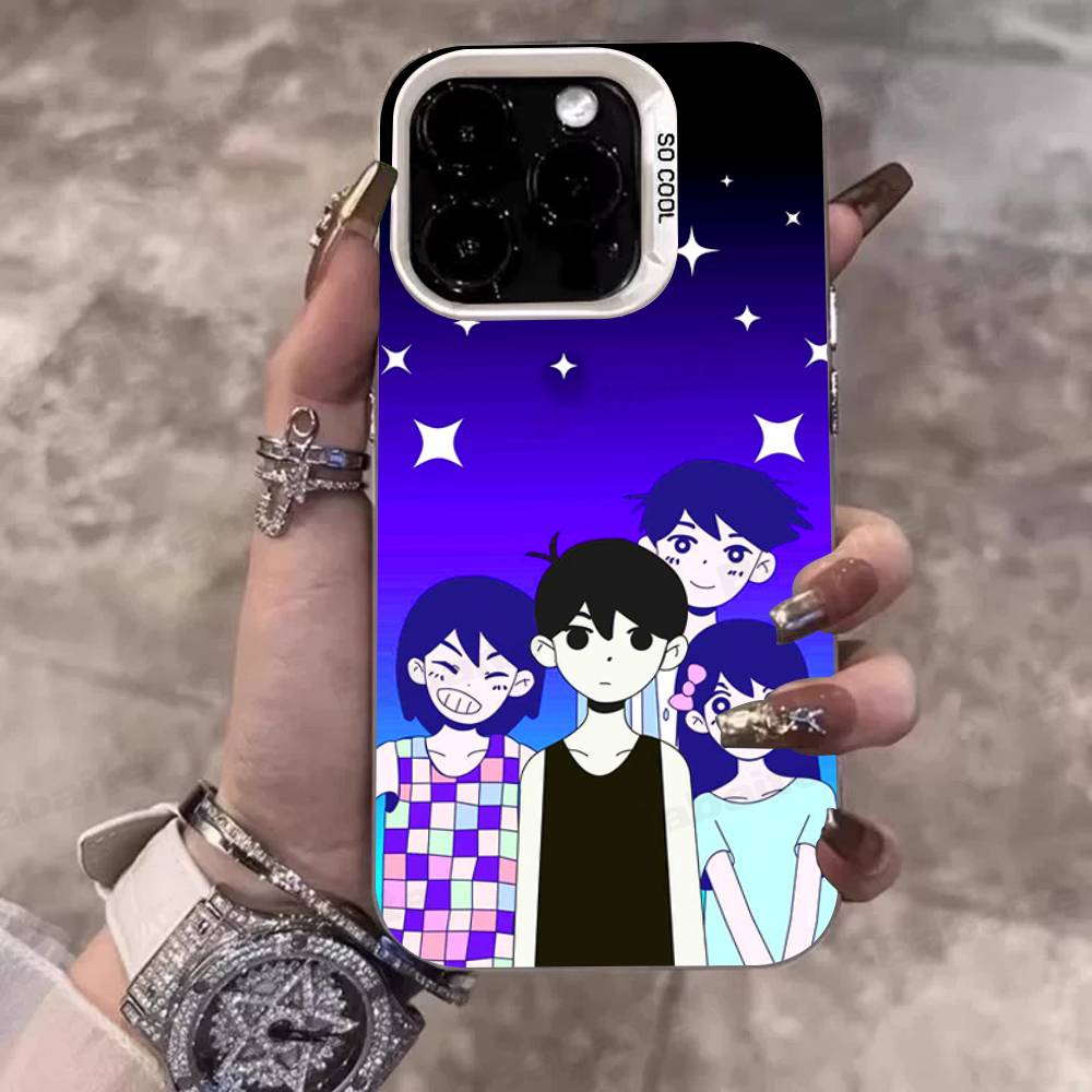 O-Omori Game Phone Cases For IPhone 17 16e 15 14 13 12 11 Plus Pro Max ProMax Colorful Covers