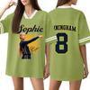 Women's Short Sleeve Letter Print Casual T-Shirt for Everyday Wear
