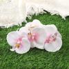 AWAYTR Phalaenopsis Orchidee Haarklammer Blume Haifischklemme Damen Retro Blumig Übertrieben Hochzeit Party Haarspange Haarschmuck