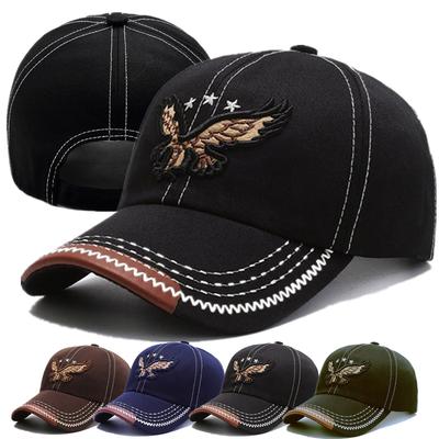 Unisex Baseball Cap 3D Eagle Embroidery Cap Men And Women Outdoor Sports Hats