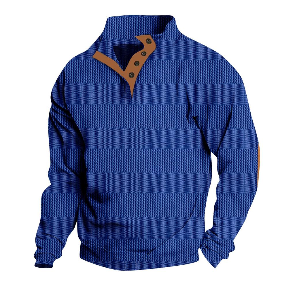 Spring And Men's Standing Collar Sweatshirt Is Outdoor Casual Sweaters Tops