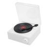 Record Player Bluetooth Speaker ABS Cute Portable Wireless Turntable Speaker Alarm Clock for Home