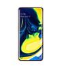 Verre Trempé - PHONILLICO - Samsung Galaxy A80 - Pack de 2 - Transparent - Bord Noir - Résistant aux Rayures