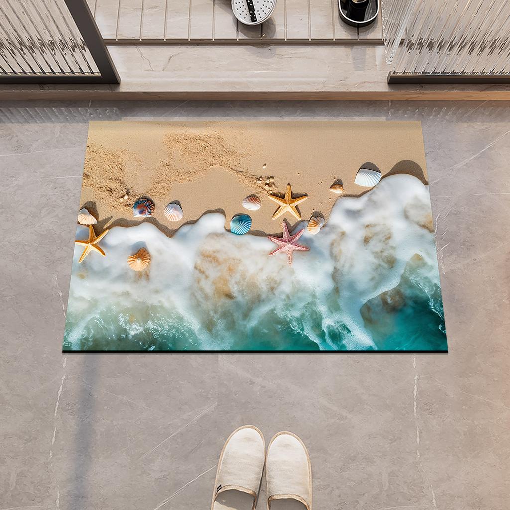 Bathroom Carpet Bath Mat Absorbent Foot Mats Non-slip Quick Dry Shower Rugs Toilet Pad Doormat Washable