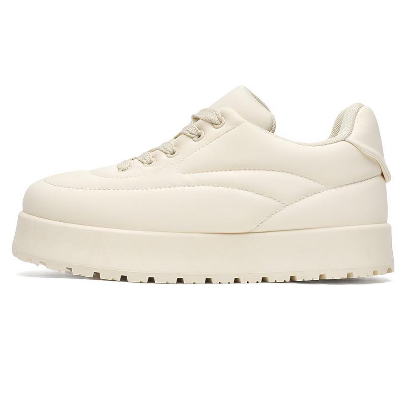 

Men s shoes Hong Kong style couple bread shoes ins American high value super fire versatile sports and leisure foreign trade versatile board shoes 44 бежевий