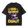 2026 Funny Meme Dungeon Crawler Carl Graphic Print T-Shirt Men Women Vintage Washed O-neck Cotton Solf Oversized Top Summer New Tee Short Sleeve