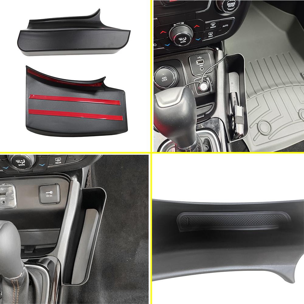 Center Console Gear Shift Side Storage Box Armrest Box Organzier for Jeep Compass 2017-2026 Interior Accessories Stowing Tidying