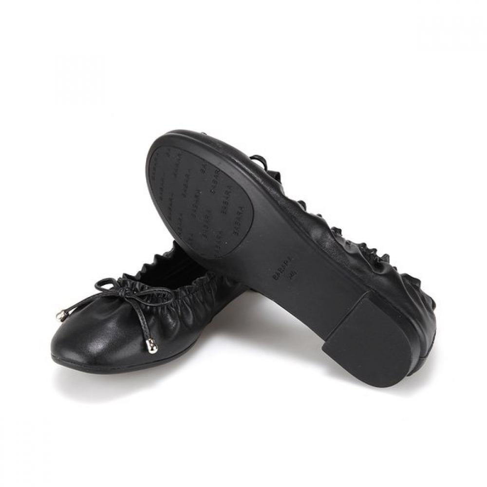 Barbara Leather Soft Minimal Feminine Flat 1cm Bqj127bk