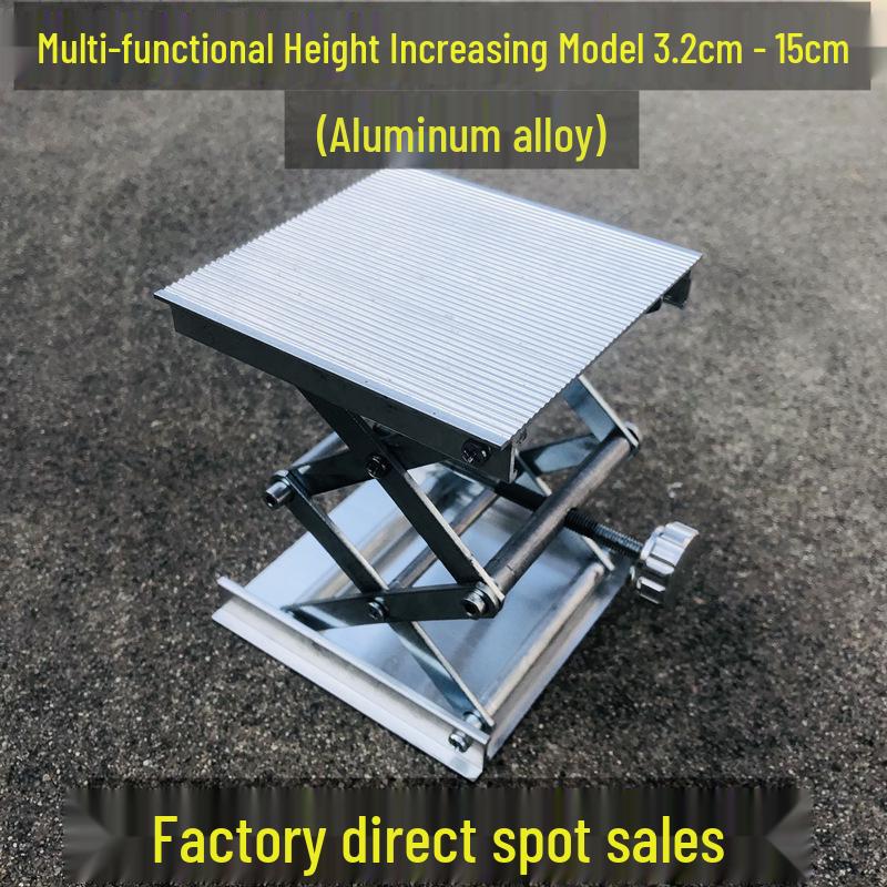 Compact Stainless Steel Manual Lifting Platform for Laboratory Use
