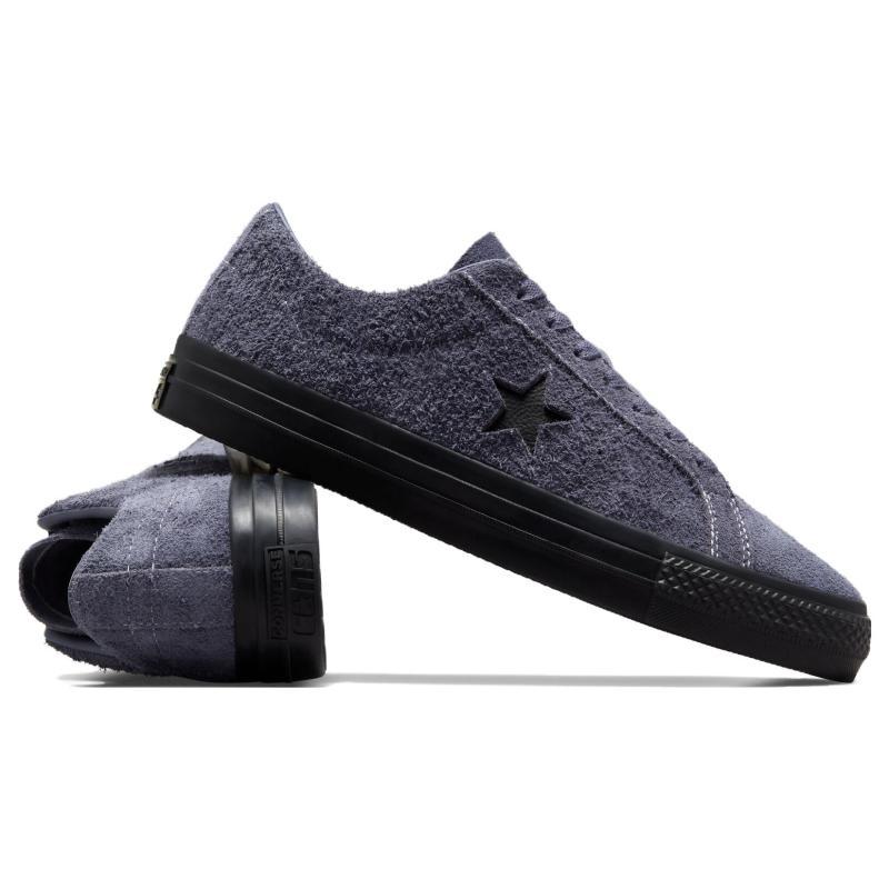 Converse Cons One Star Pro comfortable and versatile non-slip and wear-resistant low-top board shoes unisex grey-purple
