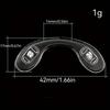 One-piece U-shaped Nose Glasses One-piece Anti-slip Silicone Children's Anti-pressure Screw Universal Nose Glasses Accessories