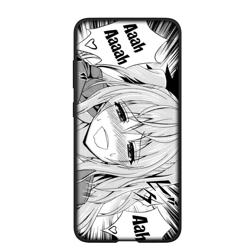 Mobilskal för Samsung Galaxy S25 S23 S22 S24 Ultra FE A05 A06 A15 A16 A36 A37 A35 A54 A55 A56 A57 A25 A26 A53 Tecknad Waifu Sugoi Ahegao Tjej Skydd