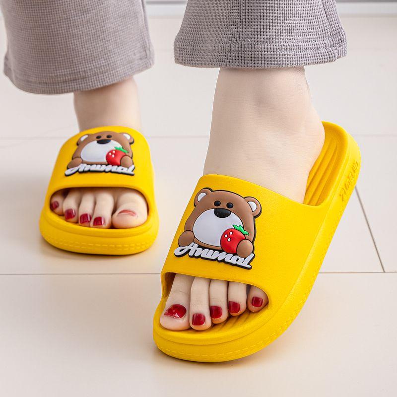 New Summer Women's Slippers Sandals Indoor Fashion Non-Slip Soft Sole Thick Platform PVC