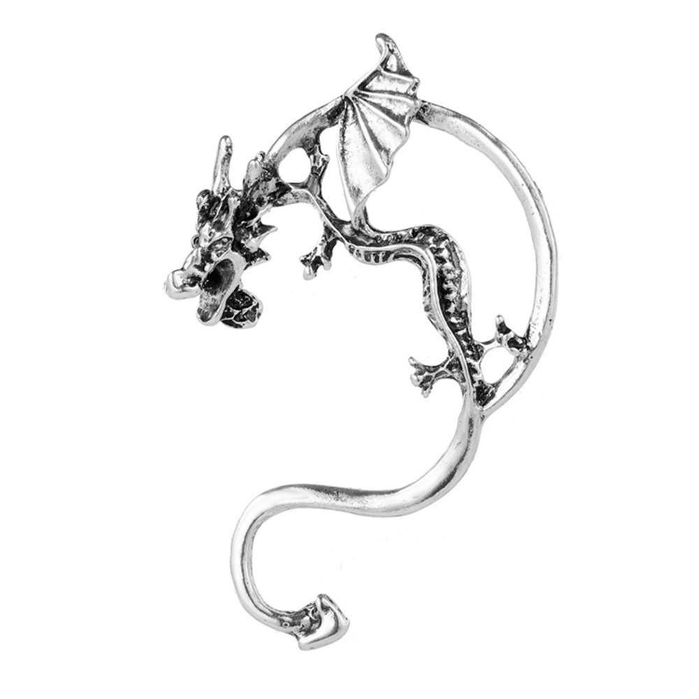 Dinosaur Oversized Punk Ear Jewelry With Oilprocessed Finish For Casual Events