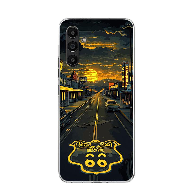 

America Route 66 Phone Case For Samsung Galaxy A16 A26 A36 A56 A15 A14 A13 A55 A54 A53 A35 A34 A33 A25 A24 A23 A05S A04S A03S Samsung A15