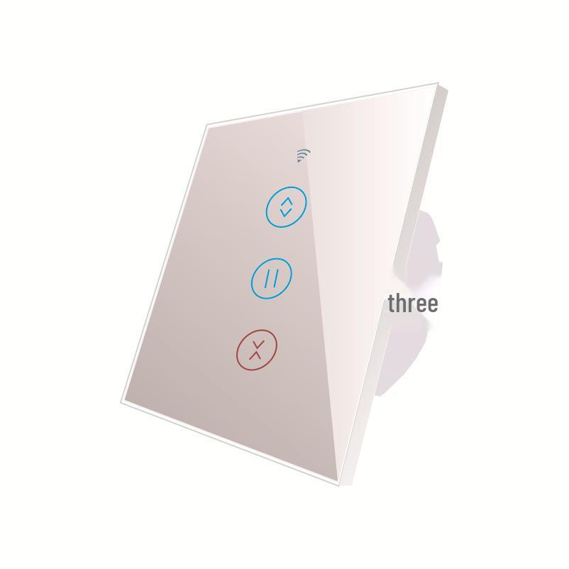 Graffiti Smart WiFi Curtain & Shutter Remote Switch with Touch & Alexa Voice Control белый