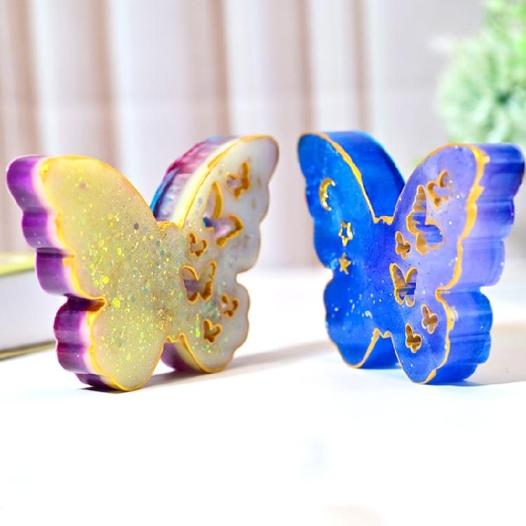 Handmade Silicone Molds Plasters Molds Butterfly Candle Molds Ornament Molds Casting Molds Epoxy Resin Molds