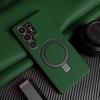 Foldable Bracket Lychee Genuine Leather Case For Samsung Galaxy S26 Ultra S25 FE S24 S23 S22 S21 Plus Back Cover Phone Case Capa