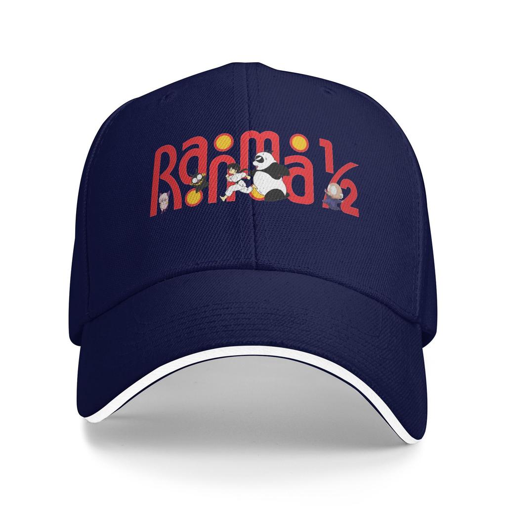 Ranma 1/2 Baseball Cap Logo Running Hippie Sun Trucker Hat Unisex-Teens Classic Custom Snapback Cap