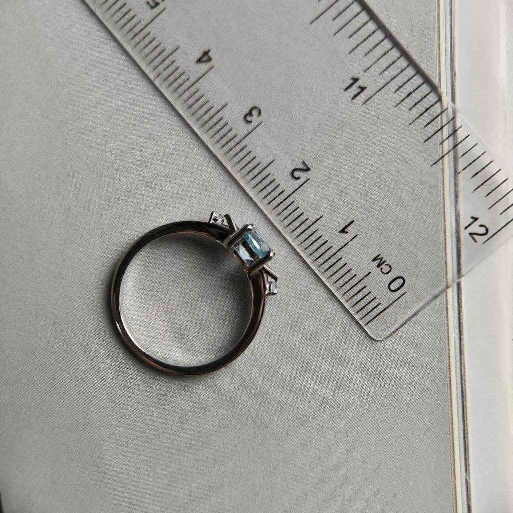 Серебряные серьги с натуральным топазом 2.117ct (2179467)
