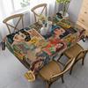 Tablecovers 1pc Retro 1960s Movie Poster Tablecloth Country Farmhouse Stylexzj