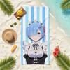 Anime R-Re Z-Zero R-RemS Towel Soft Pool Gift For Travel Gym Shower Camping Quick Dry Sports Beach Towels