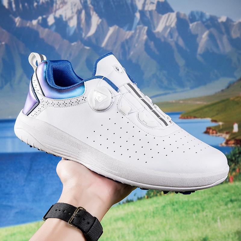 New Men Golf Shoes Non Slip Golfers Sneakers Breathable Footwears for Golfing Exercise Waterproof