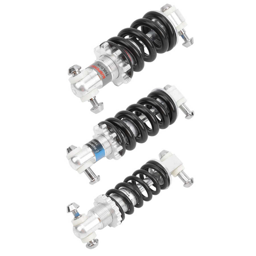 Bike Rear Suspension Damper Spring Bike Shock Struts Coil Spring Shocks Absorber Suspension Damper 150mm Steel
