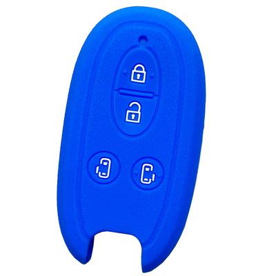 IKT Smart Key Silicone Cover for Suzuki Cars, 4 Buttons, Blue, Spacia, Palette, Solio,