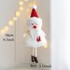 Muñeco de ángel de Navidad, regalos de año nuevo, decoraciones navideñas para el hogar, adornos colgantes para árbol de Navidad, decoración navideña