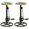 VidaXL Set of 2 Bar Stools, Pub Chair, Bistro Seat, Furniture for Dining Room Kitchen Living Room Home Interior, 246412