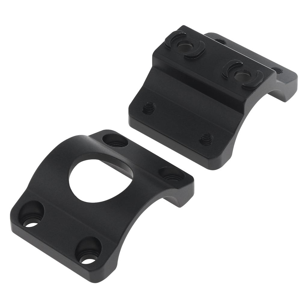 T6061 Aluminum 25.4mm Flashlight Mount Heavy Duty MLOK Rail Black Scope Circle Holder Secure Lock