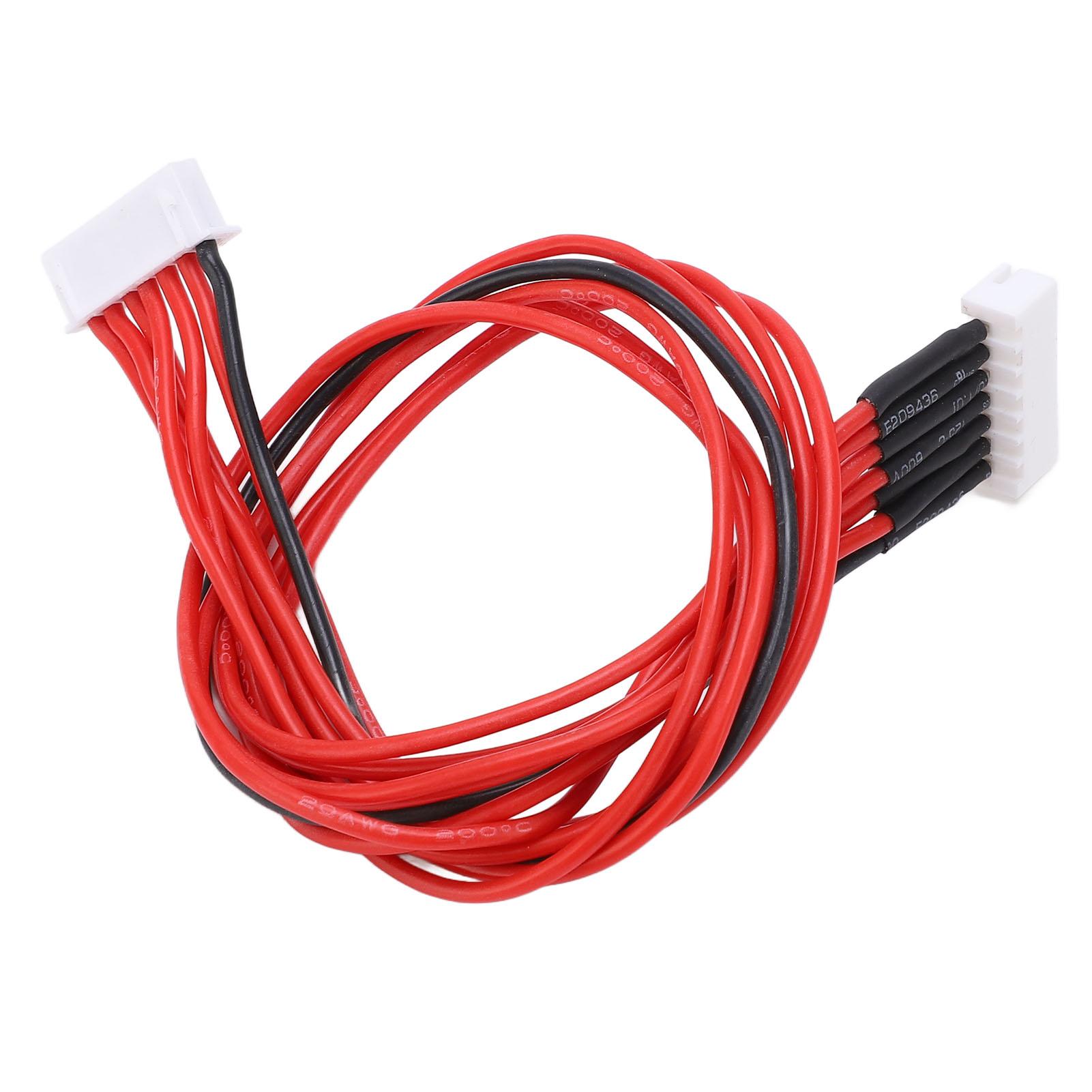 

6s Battery Cable 12.4in Plastic Silicone Copper Sturdy Durable 6s Balance Plug Extension Cable for